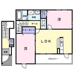 カーサ・ビオラの物件間取画像